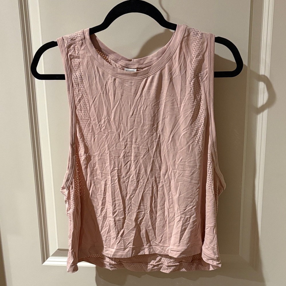 Pink Victoria Secret Soft Seamless Muscle Tank